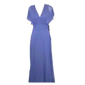 Lulu's Elegant Blue Wedding Dress